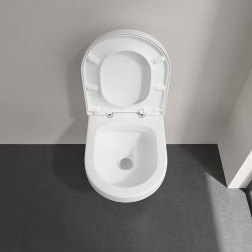 VILLEROY & BOCH ARCHITECTURA WC sedadlo, SoftClosing, alpská biela 98M9C101 Obrázek - fotka