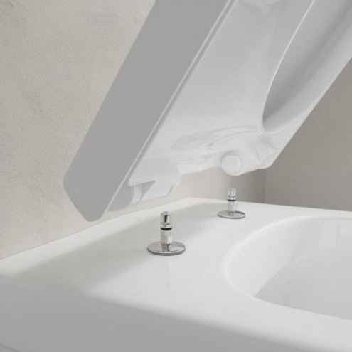 VILLEROY & BOCH ARCHITECTURA WC sedadlo, SoftClosing, alpská biela 98M9C101 Obrázek - fotka