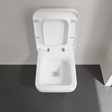 VILLEROY & BOCH ARCHITECTURA WC sedadlo, SoftClosing, alpská biela 9M58S101 Obrázek - fotka