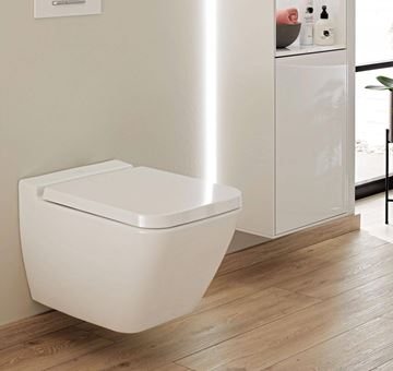 VILLEROY & BOCH FINION WC sedadlo, SoftClosing, alpská biela 9M88S1R1 Obrázek - fotka
