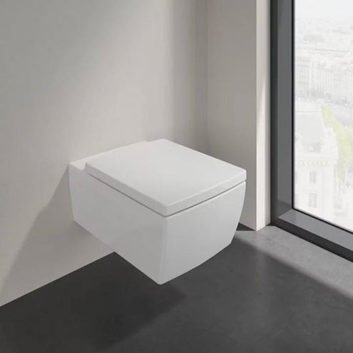 VILLEROY & BOCH MEMENTO 2.0 WC sedadlo, SoftClose, alpská biela 8M24S101 Obrázek - fotka