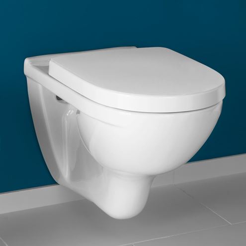 VILLEROY & BOCH O.NOVO WC sedadlo, SoftClosing, alpská biela 9M38S101 Obrázek - fotka