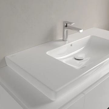 VILLEROY & BOCH SUBWAY 2.0 umývadlo 100 cm, s otvorom pre batériu a prepadom, brúsené 71751G01 Obrázek - fotka