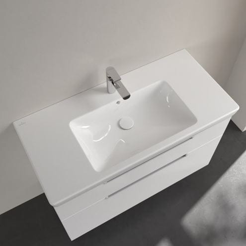 VILLEROY & BOCH SUBWAY 2.0 umývadlo 100 cm, s otvorom pre batériu a prepadom 7175A001 Obrázek - fotka