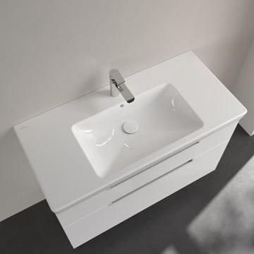VILLEROY & BOCH SUBWAY 2.0 umývadlo 100 cm, s otvorom pre batériu a prepadom 7175A001 Obrázek - fotka