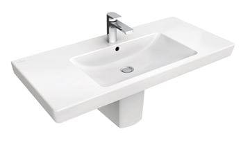 VILLEROY & BOCH SUBWAY 2.0 umývadlo 100 cm, s otvorom pre batériu a prepadom 7175A001 Obrázek - fotka