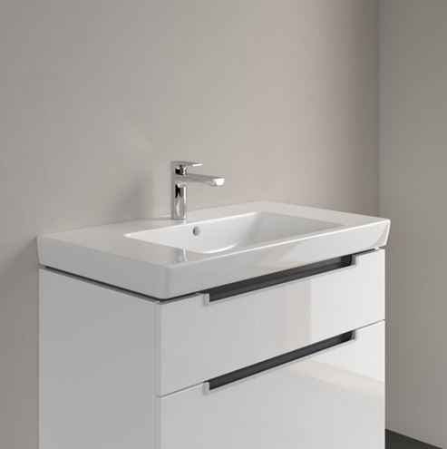VILLEROY & BOCH SUBWAY 2.0 umývadlo 80 cm, s otvorom pre batériu a prepadom 71758001 Obrázek - fotka