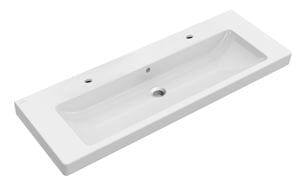 VILLEROY & BOCH SUBWAY 2.0 umývadlo 130 cm, s 2 otvormi pre batérie a prepadom