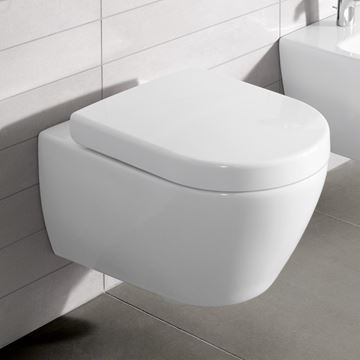 VILLEROY & BOCH SUBWAY 2.0 WC sedadlo, alpská biela 9M68Q101 Obrázek - fotka