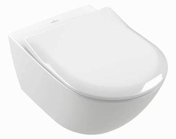 VILLEROY & BOCH SUBWAY 2.0 WC sedadlo Slim, SoftClosing, alpská biela 9M78S101 Obrázek - fotka