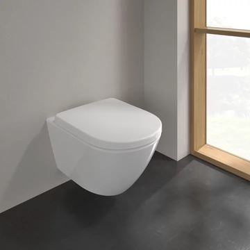 VILLEROY & BOCH SUBWAY 2.0 WC sedadlo, SoftClosing, alpská biela 9M86S101 Obrázek - fotka