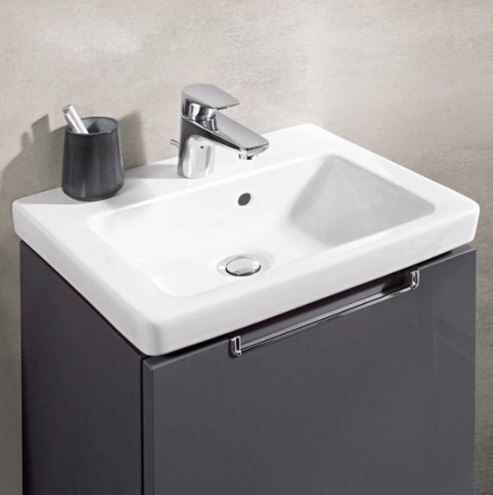 VILLEROY & BOCH SUBWAY 2.0 umývadlo 50 cm, s otvorom pre batériu a prepadom, CeramicPlus 7315F0R1 Obrázek - fotka