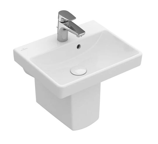 VILLEROY & BOCH AVENTO umývadlo 45 cm, s otvorom pre batériu a prepadom, CeramicPlus 735845R1 Obrázek - fotka
