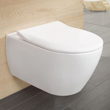 VILLEROY & BOCH SUBWAY WC sedadlo Slim, SoftClosing, alpská biela 9M65S101 Obrázek - fotka