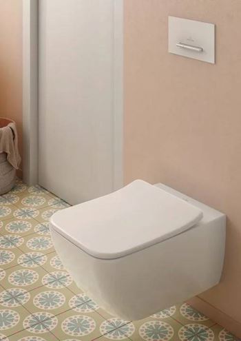 VILLEROY & BOCH VENTICELLO WC sedadlo Slim, SoftClosing, alpská biela 9M79S101 Obrázek - fotka