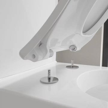 VILLEROY & BOCH VENTICELLO WC sedadlo Slim, SoftClosing, alpská biela 9M79S101 Obrázek - fotka