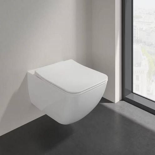 VILLEROY & BOCH VENTICELLO WC sedadlo Slim Line, SoftClosing, alpská biela 9M80S101 Obrázek - fotka