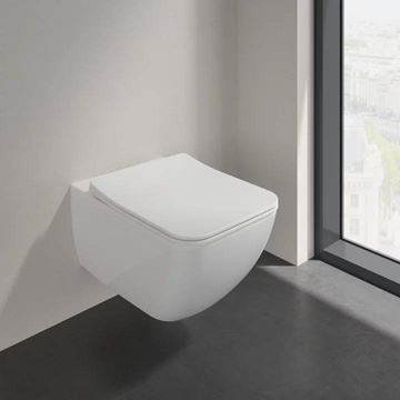 VILLEROY & BOCH VENTICELLO WC sedadlo Slim Line, SoftClosing, alpská biela 9M80S101 Obrázek - fotka