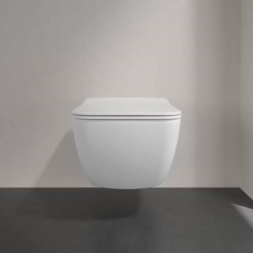 VILLEROY & BOCH VENTICELLO WC sedadlo Slim Line, SoftClosing, alpská biela 9M80S101 Obrázek - fotka