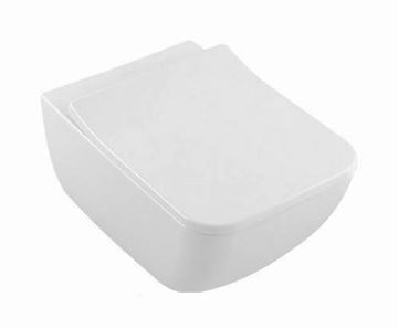 VILLEROY & BOCH VERITY LINE WC sedadlo Slim, SoftClosing, alpská biela 8M20S101 Obrázek - fotka