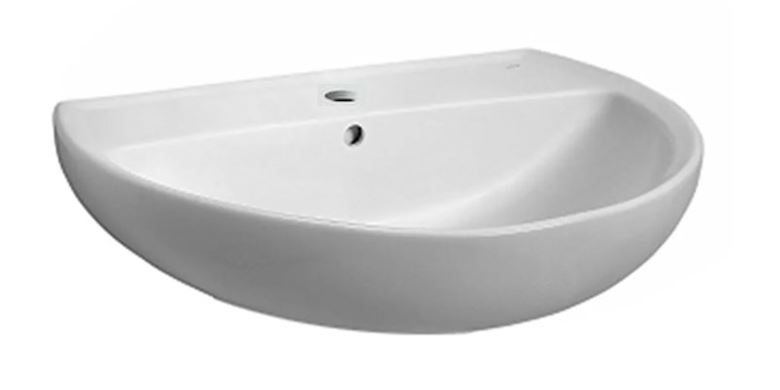 KOLO REKORD umývadlo 55 cm, s otvorom pre batériu a prepadom K91155000 Obrázek - Hlavní obrázek