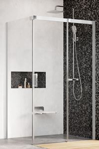 RAVAK MATRIX MSDPS 120/80 P sprchovací kút 120x80 cm, vstup spredu, posuvné dvere, pravý, satin/sklo transparent