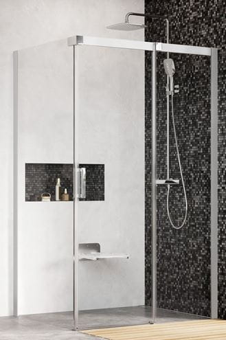 RAVAK MATRIX MSDPS 120/90 P sprchovací kút 120x90 cm, vstup spredu, posuvné dvere, pravý, satin/sklo transparent 0WPG7U00Z1 Obrázek - Hlavní obrázek