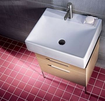 KOLO QUATTRO umývadlo 60 cm, s otvorom pre batériu, bez prepadu K61460900 Obrázek - fotka