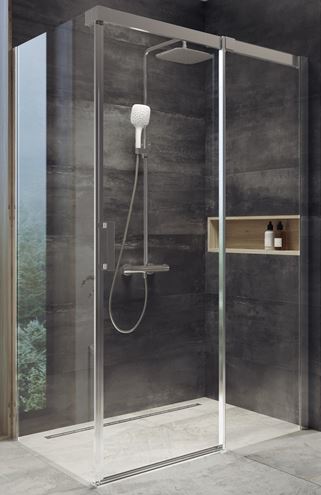 RAVAK MATRIX MSDPS 120/90 P sprchovací kút 120x90 cm, vstup spredu, posuvné dvere, pravý, lesk/sklo transparent 0WPG7C00Z1 Obrázek - Hlavní obrázek