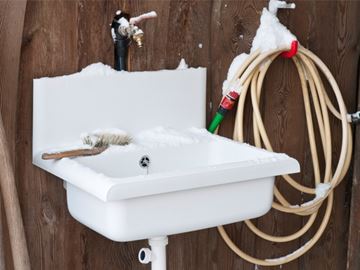 ALIAXIS SANIT COMPACT výlevka 55 cm, svetlý granit 60 009 B6 0099 Obrázek - fotka