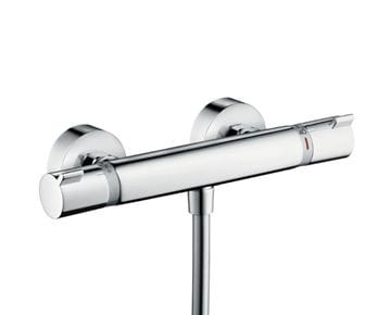 HANSGROHE CROMA SELECT S VARIO sprchový set s termostatickou batériou, ručná sprcha s 3 prúdmi, tyč, hadica, chróm / biela 27014400 Obrázek - fotka