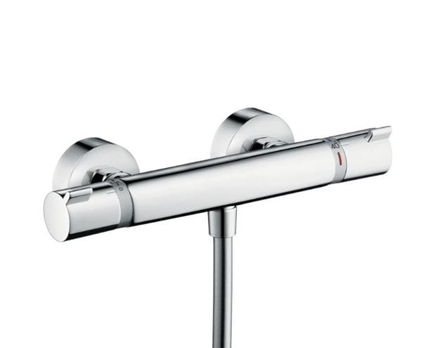 HANSGROHE CROMA SELECT S VARIO sprchový set s termostatickou batériou, ručná sprcha s 3 prúdmi, tyč, hadica, chróm / biela 27014400 Obrázek - fotka