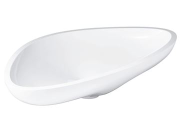 AXOR MASSAUD umývadlová misa 80 cm, bez prepadu, alpská biela