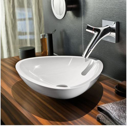 AXOR MASSAUD umývadlová misa 57 cm, bez prepadu, alpská biela 42305000 Obrázek - fotka