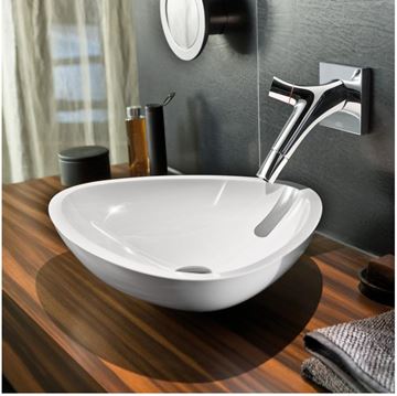 AXOR MASSAUD umývadlová misa 57 cm, bez prepadu, alpská biela 42305000 Obrázek - fotka