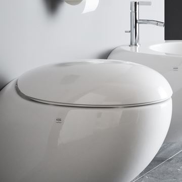 LAUFEN ILBAGNOALESSI ONE WC sedadlo, SoftClose, biela H8929710000001 Obrázek - fotka