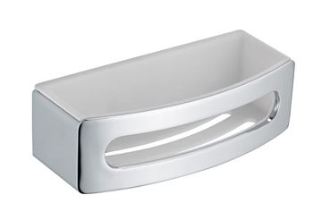 KEUCO ELEGANCE polica 239 mm, nástenná, chróm/biela