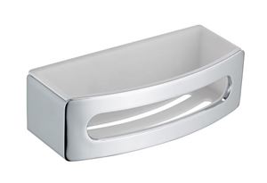 KEUCO ELEGANCE polica 239 mm, nástenná, chróm/biela