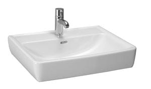 LAUFEN PRO A umývadlo 60 cm, s otvorom pre batériu a prepadom, LCC
