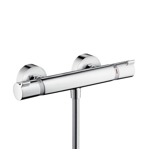 HANSGROHE CROMA SELECT E VARIO sprchový set s termostatickou batériou, ručná sprcha s 3 prúdmi, tyč, hadica, biela/chróm 27082400 Obrázek - fotka