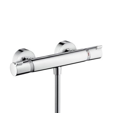 HANSGROHE CROMA SELECT E VARIO sprchový set s termostatickou batériou, ručná sprcha s 3 prúdmi, tyč, hadica, biela/chróm 27082400 Obrázek - fotka