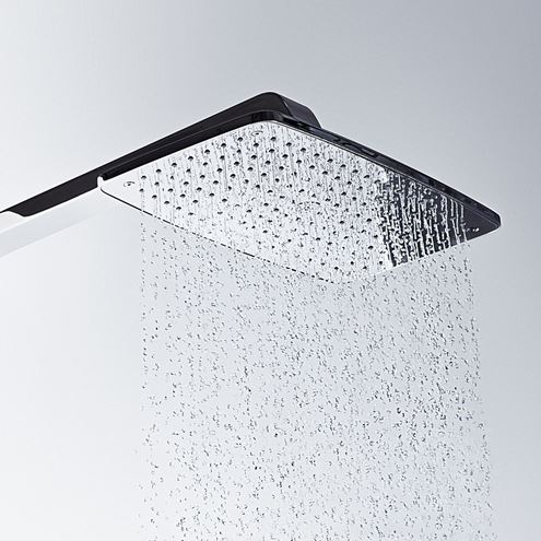 HANSGROHE RAINDANCE E360 SHOWEPIPE 360 sprchový set s termostatickou batériou, horná sprcha, ručná sprcha s 3 prúdmi, tyč, hadica, držiak, chróm 27112000 Obrázek - fotka