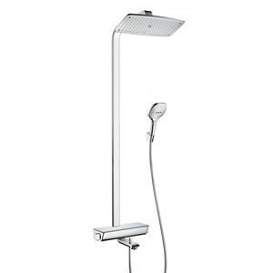 HANSGROHE RAINDANCE E SHOWERPIPE 360 vaňová termostatická batéria, s hlavovou a ručnou sprchou, chróm