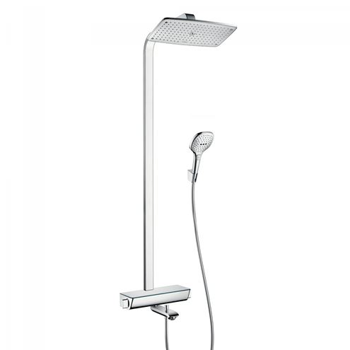 HANSGROHE RAINDANCE E SHOWERPIPE 360 vaňová termostatická batéria, s hornou a ručnou sprchou s 3 prúdmi, chróm 27113000 Obrázek - Hlavní obrázek