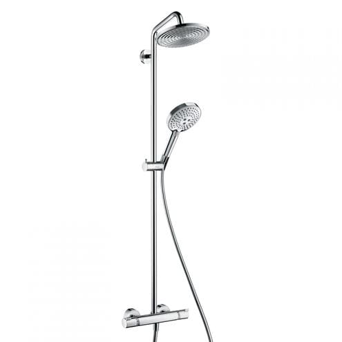 HANSGROHE RAINDANCE S SHOWERPIPE sprchový set s termostatickou batériou, horná sprcha, ručná sprcha s 3 prúdmi, tyč, hadica, EcoSmart, chróm 27116000 Obrázek - Hlavní obrázek