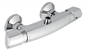 NOVASERVIS METALIA ECO+ sprchový set s termostatickou batériou, horná sprcha, ručná sprcha, teleskopická tyč, hadica, chróm SETECO/TER,0 Obrázek - fotka