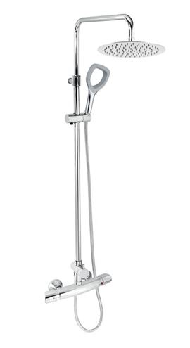 NOVASERVIS METALIA ECO+ sprchový set s termostatickou batériou, horná sprcha, ručná sprcha, teleskopická tyč, hadica, chróm SETECO/TER,0 Obrázek - Hlavní obrázek