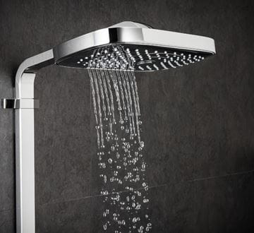 HANSGROHE RAINDANCE SELECT E SHOWEPIPE 300 sprchový set s termostatickou batériou, horná sprcha, ručná sprcha s 3 prúdmi, tyč, hadica, držiak, chróm 27127000 Obrázek - fotka