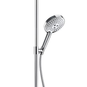 HANSGROHE RAINDANCE SELECT S SHOWEPIPE 240 sprchový set s termostatickou batériou, horná sprcha, ručná sprcha s 3 prúdmi, tyč, hadica, chróm 27129000 Obrázek - fotka