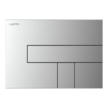 LAUFEN INEO ovládacie tlačidlo Dual Flush LIS AW100, pre dve splachovania, plast, chróm